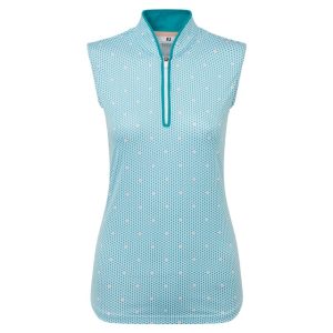 FootJoy Zip Front Tank Printed naisten pikee