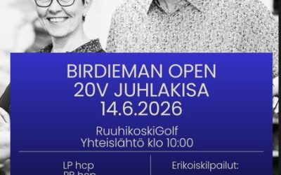 Birdieman Open 20v Juhlakisa