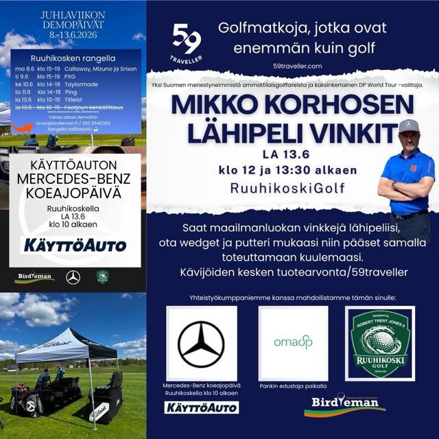 Juhlaviikon demopäivät ja tapahtumat Ruuhikoskella